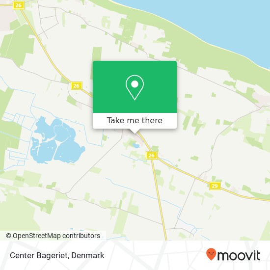 Center Bageriet map