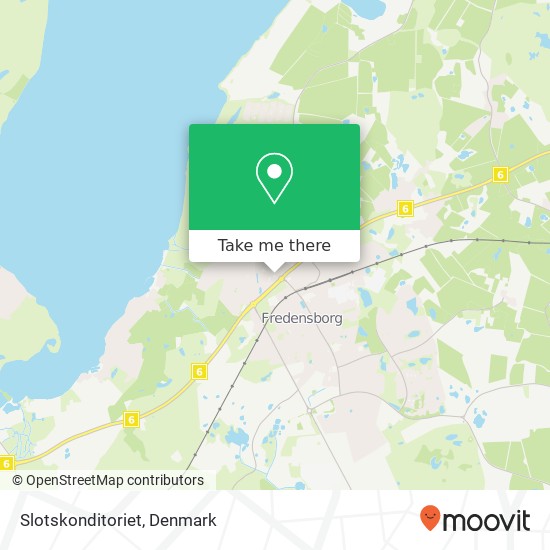 Slotskonditoriet map