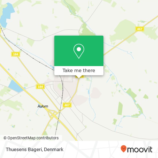 Thuesens Bageri map