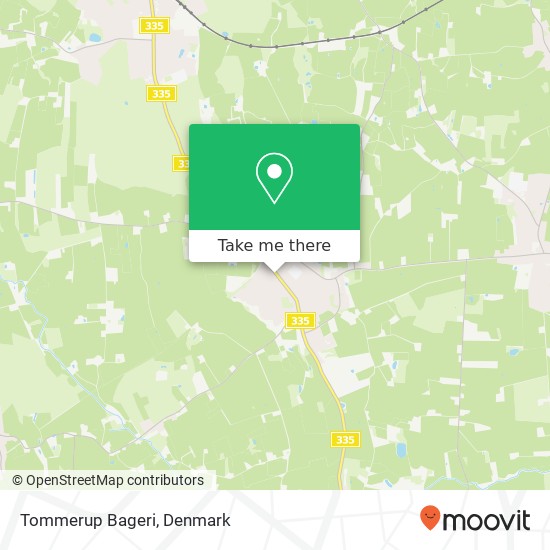 Tommerup Bageri map