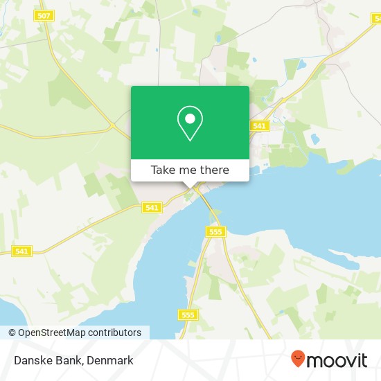 Danske Bank map