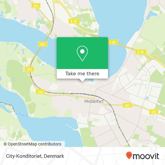 City-Konditoriet map