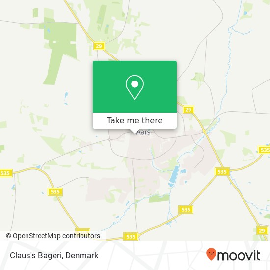 Claus's Bageri map