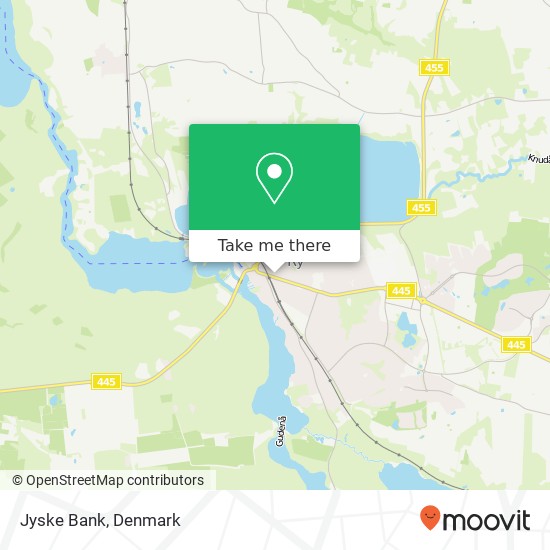 Jyske Bank map