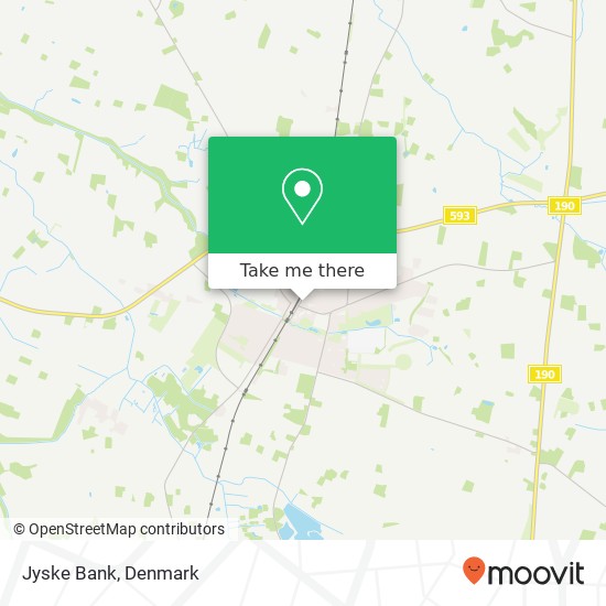 Jyske Bank map