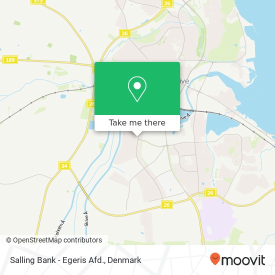 Salling Bank - Egeris Afd. map