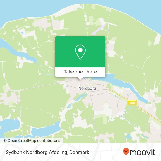 Sydbank Nordborg Afdeling map