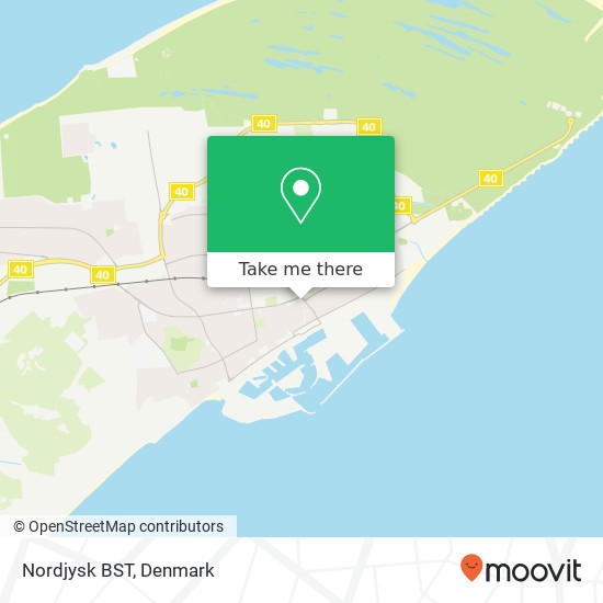 Nordjysk BST map