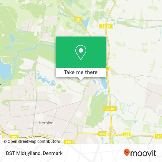 BST Midtjylland map