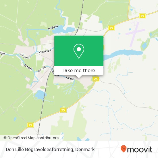 Den Lille Begravelsesforretning map