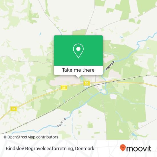 Bindslev Begravelsesforretning map