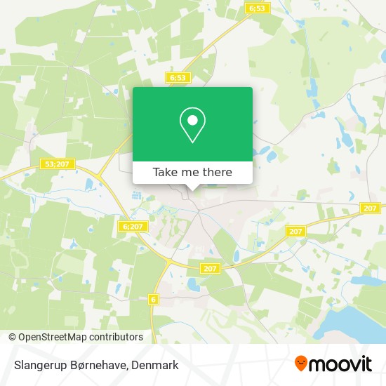 Slangerup Børnehave map