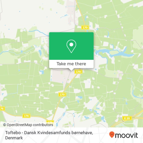 Toftebo - Dansk Kvindesamfunds børnehave map