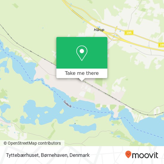 Tyttebærhuset, Børnehaven map