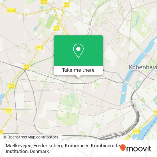 Mælkevejen, Frederiksberg Kommunes Kombinerede Institution map