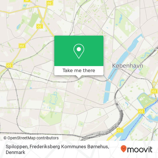 Spiloppen, Frederiksberg Kommunes Børnehus map