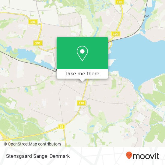 Stensgaard Sange map