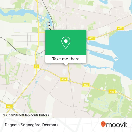 Dagnæs Sognegård map