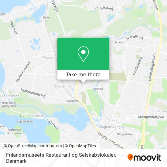 Frilandsmuseets Restaurant og Selskabslokaler map
