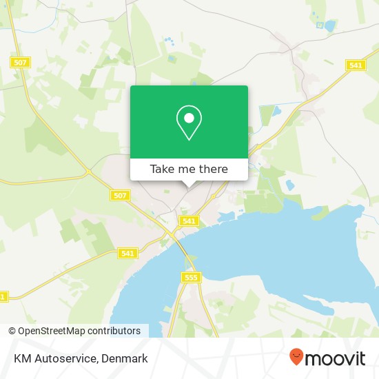 KM Autoservice map