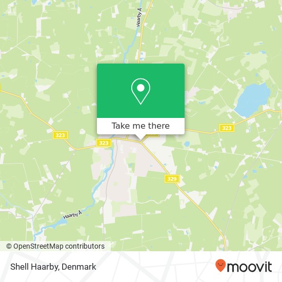 Shell Haarby map