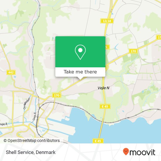 Shell Service map