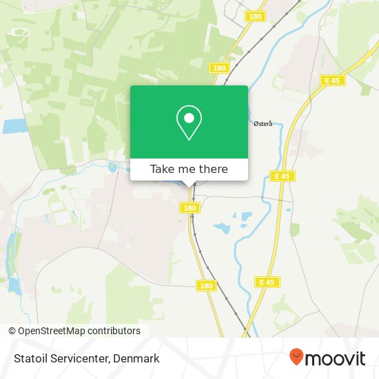 Statoil Servicenter map