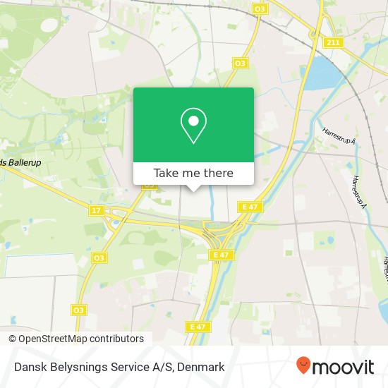 Dansk Belysnings Service A/S map