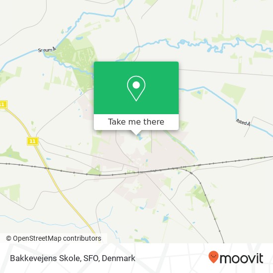 Bakkevejens Skole, SFO map