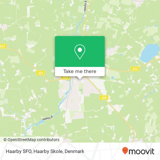 Haarby SFO, Haarby Skole map