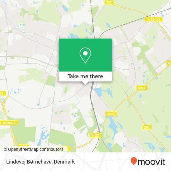 Lindevej Børnehave map