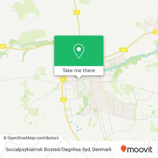 Socialpsykiatrisk Bosted / Døgnhus Syd map