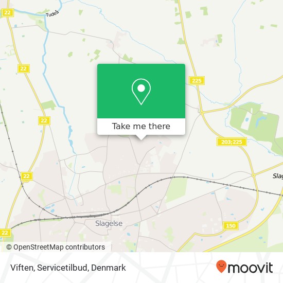 Viften, Servicetilbud map