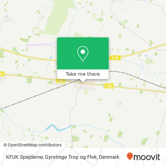 KFUK Spejderne, Gyrstinge Trop og Flok map