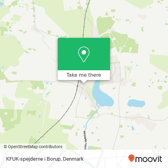 KFUK-spejderne i Borup map