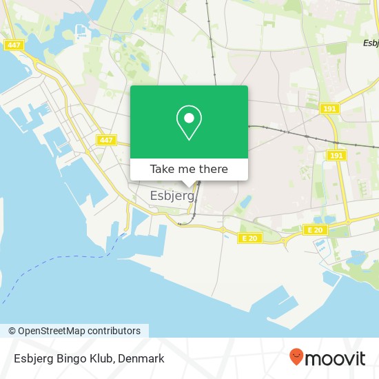 Esbjerg Bingo Klub map