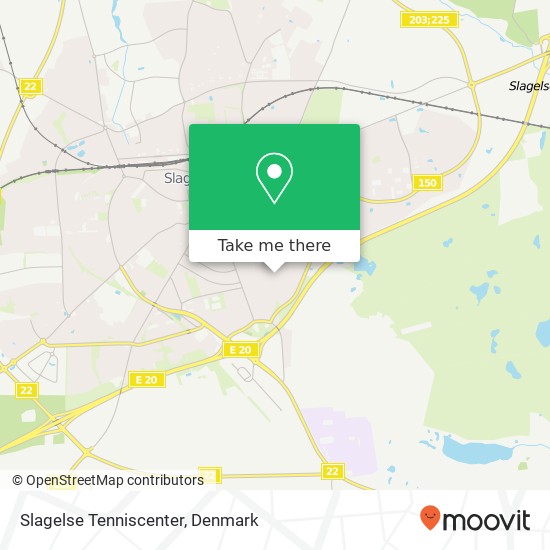 Slagelse Tenniscenter map