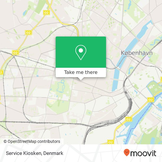 Service Kiosken map
