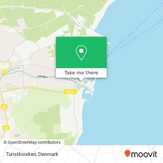 Turistkiosken map