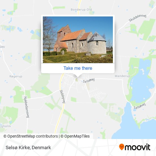 Selsø Kirke map