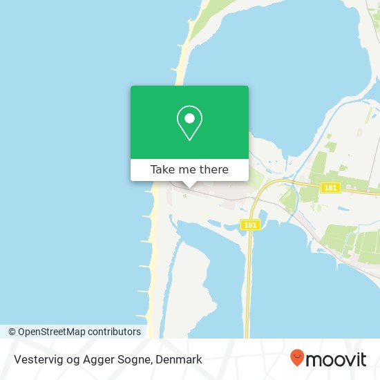 Vestervig og Agger Sogne map