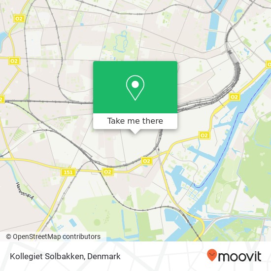 Kollegiet Solbakken map