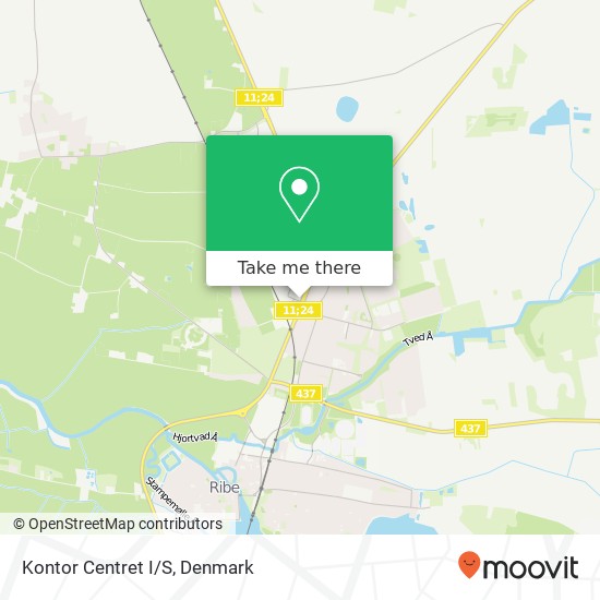 Kontor Centret I/S map