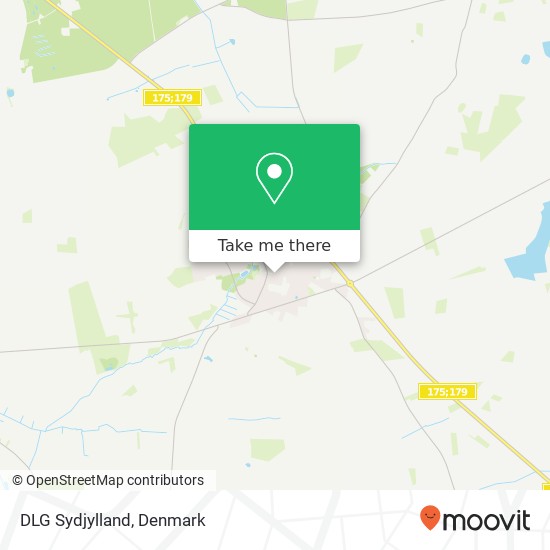 DLG Sydjylland map