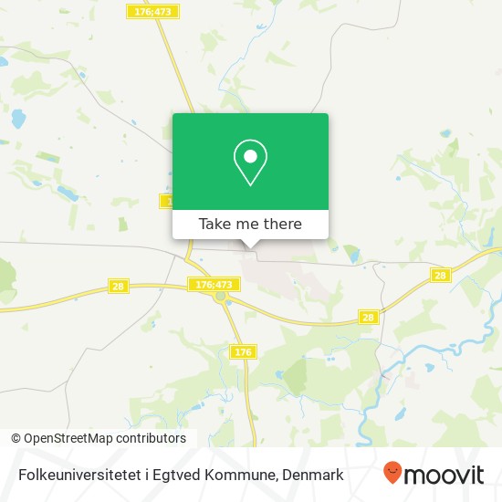 Folkeuniversitetet i Egtved Kommune map