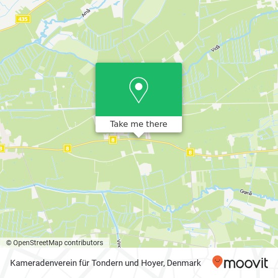 Kameradenverein für Tondern und Hoyer map