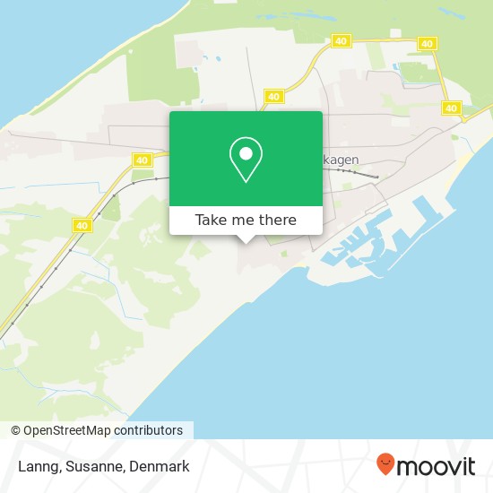Lanng, Susanne map