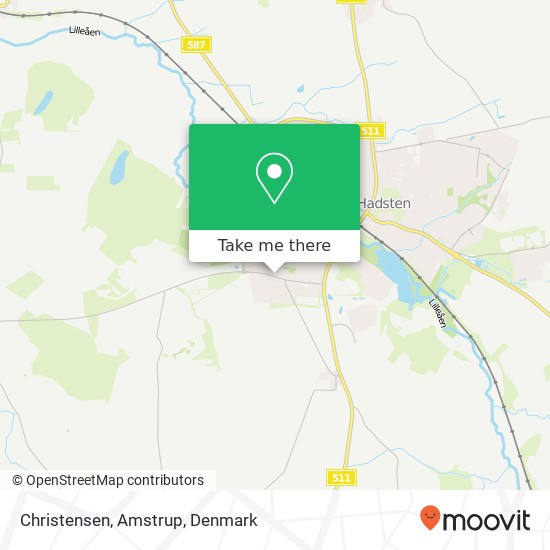 Christensen, Amstrup map