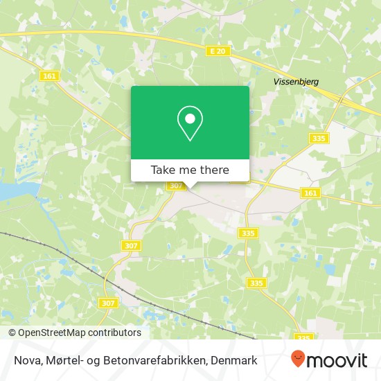 Nova, Mørtel- og Betonvarefabrikken map