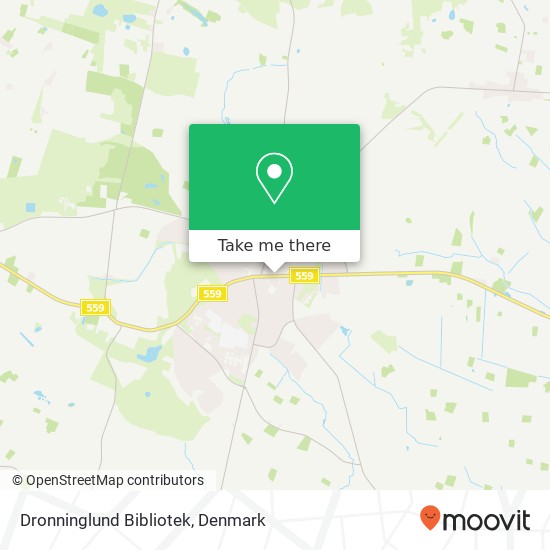 Dronninglund Bibliotek map